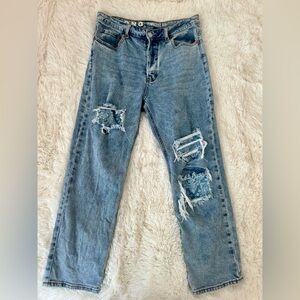 SONG Timeless Fit Women’s Blue Straight Leg Jeans Size: 29